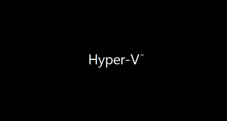 Hyper-V安装后小结
